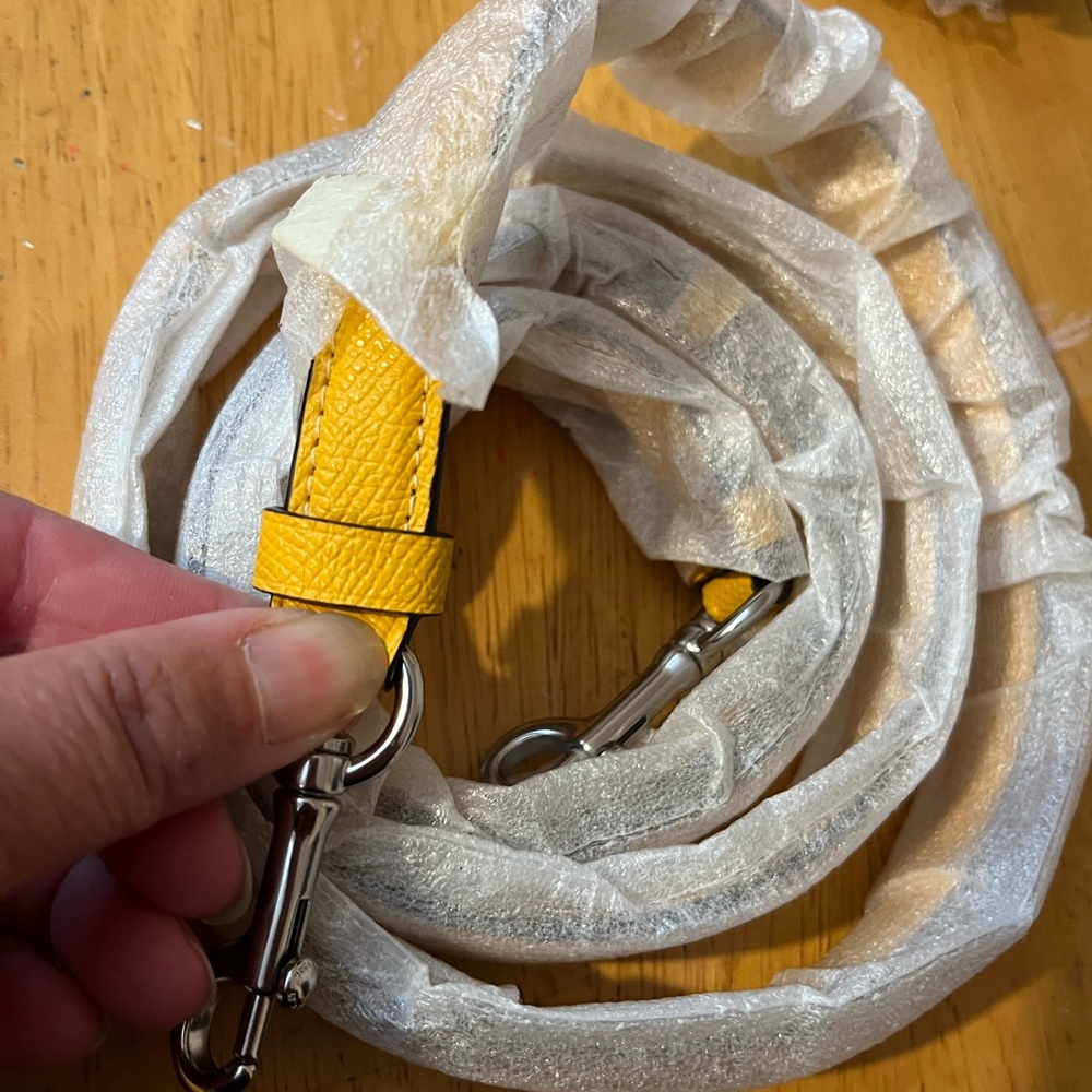 Coach Replacement Straps Brand New, Price is for One Strap Yellow & Red Orange - Picture 8 of 8